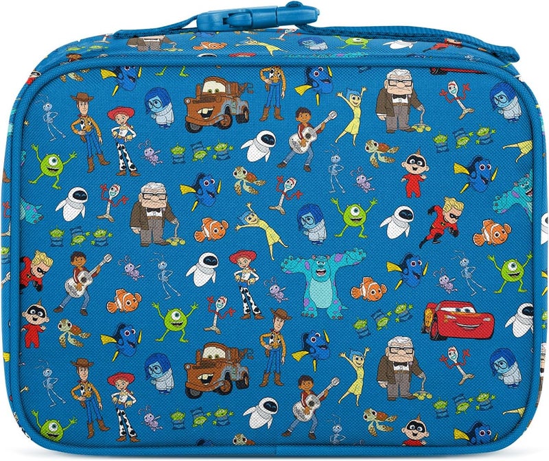 Simple Modern Disney Pixar Kids Lunch Box for School | Reusable Insulated Lunch Bag for Toddler, Girl, and Boy | Exterior & Interior Pockets | Hadley Collection | Pixar Mashup on Blue - Image 2